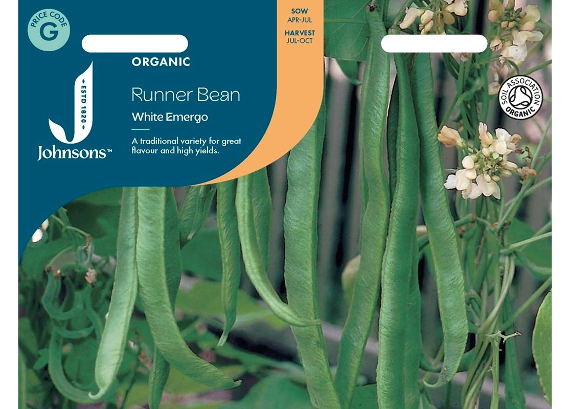 RUNNER BEAN White Emergo ORG