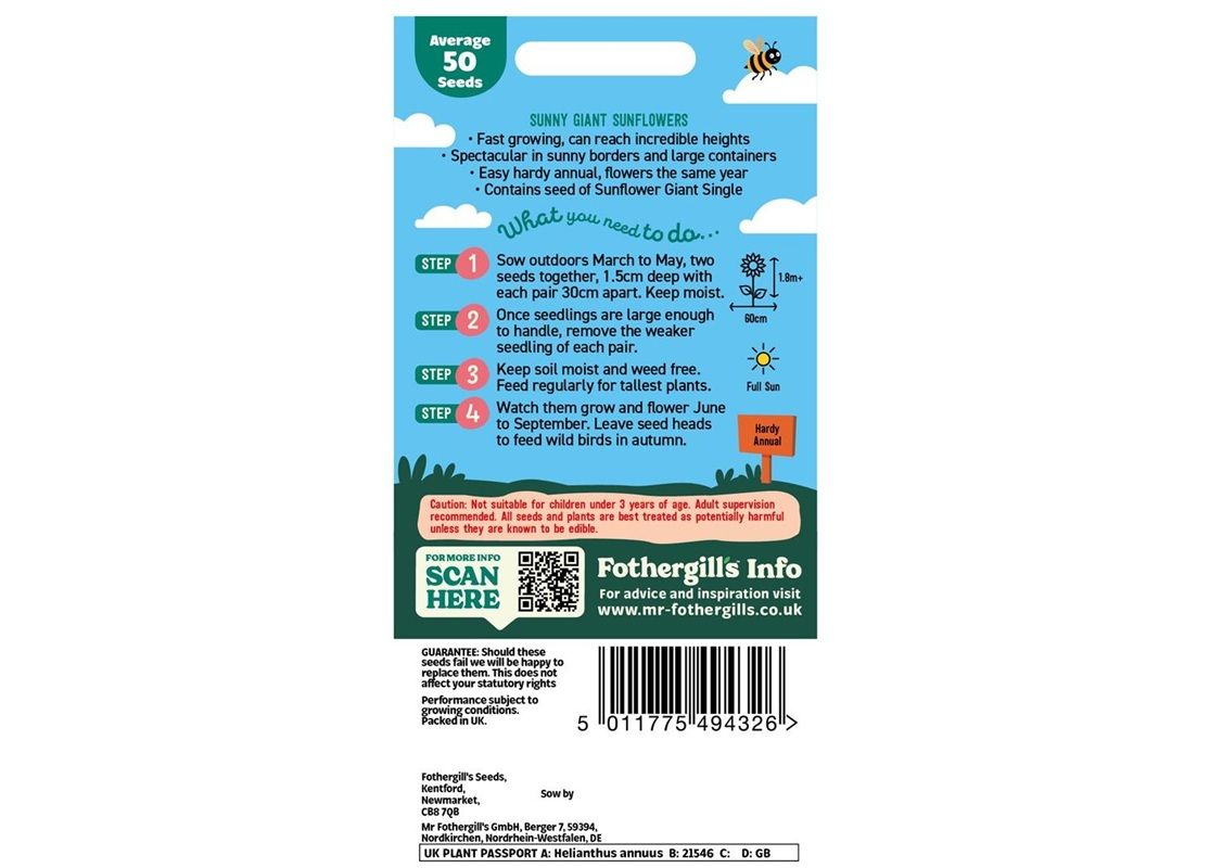 SUNNY GIANT SUNFLOWERS