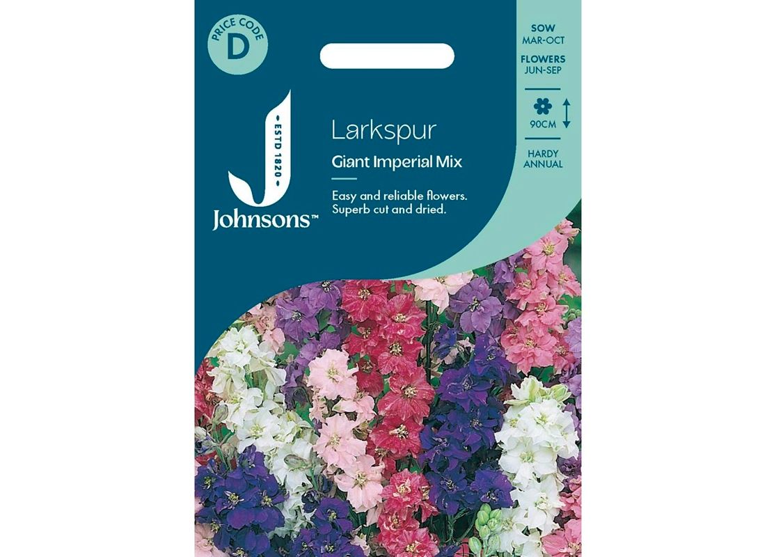 LARKSPUR Giant Imperial Mix LARKSPUR Giant Imperial Mix