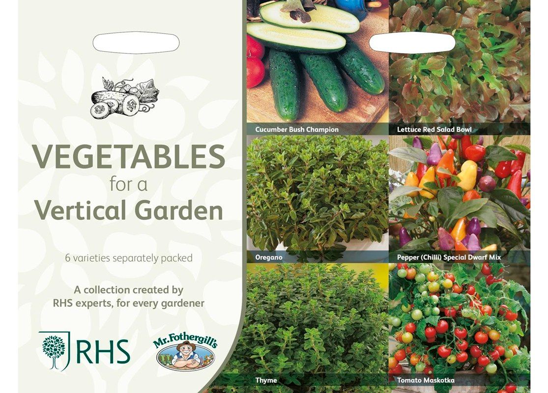 RHS Vegetables for a Vertical Garden Collection