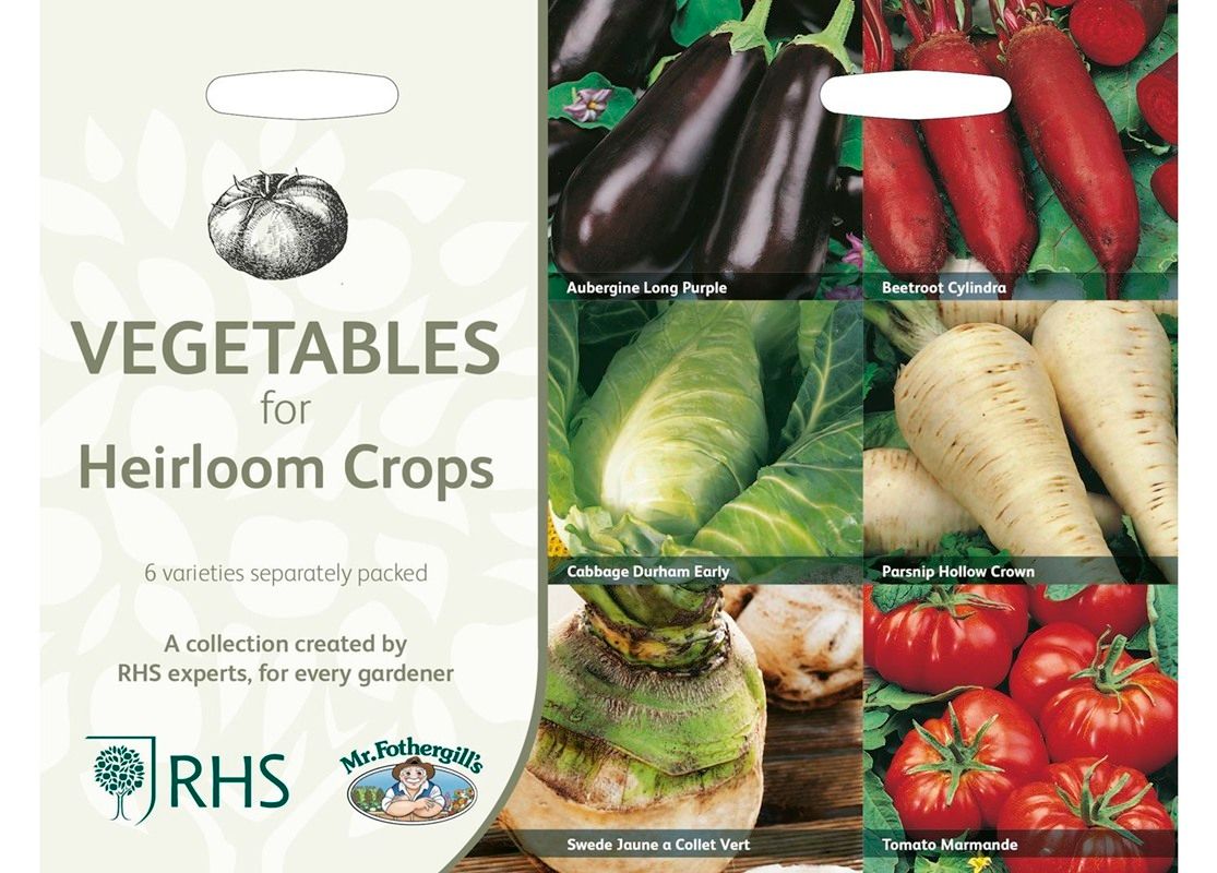 RHS Vegetables for Heirloom Crops Collection RHS Vegetables for Heirloom Crops Collection