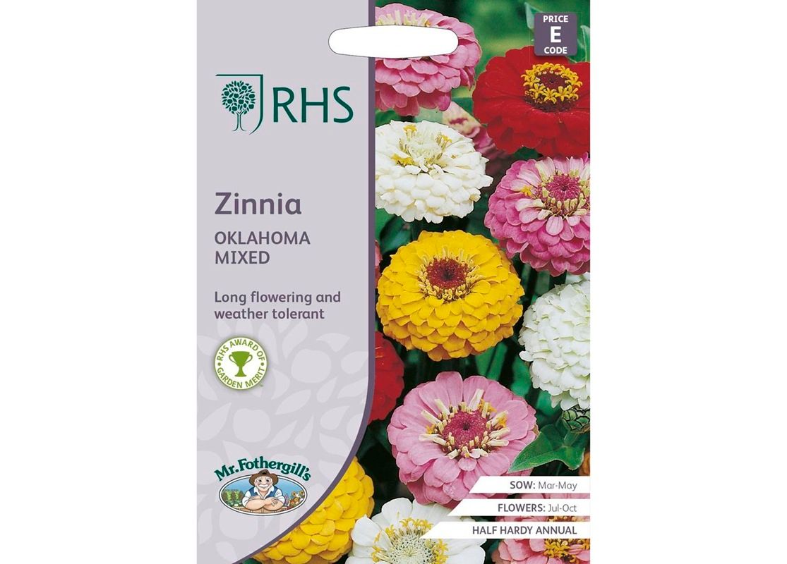 RHS ZINNIA Oklahoma Mix
