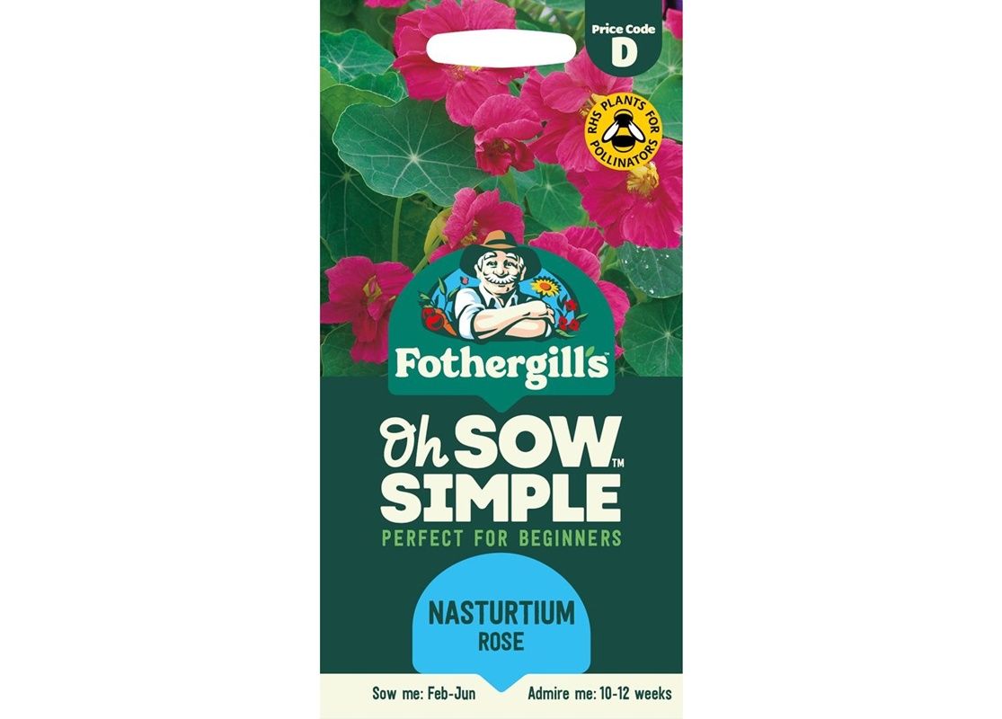 NASTURTIUM Jewel Cherry Rose NASTURTIUM Jewel Cherry Rose