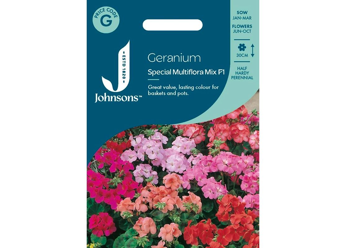 GERANIUM Special Multiflora Mix F1 GERANIUM Special Multiflora Mix F1