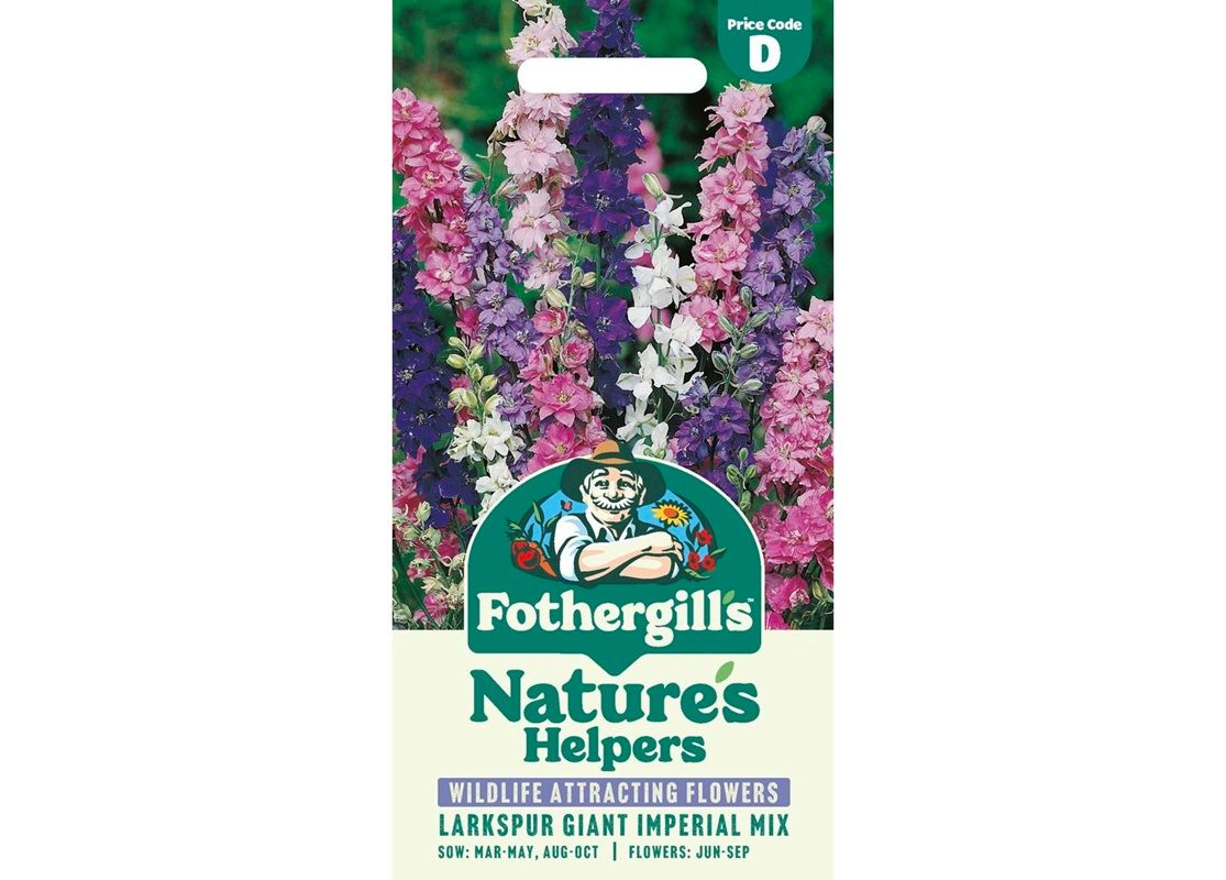 LARKSPUR Giant Imperial Mix LARKSPUR Giant Imperial Mix