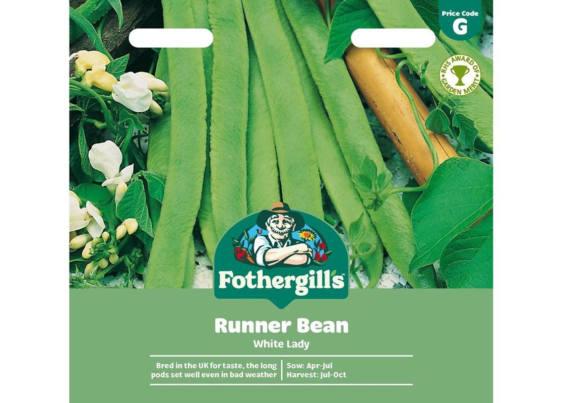 RUNNER BEAN White Lady