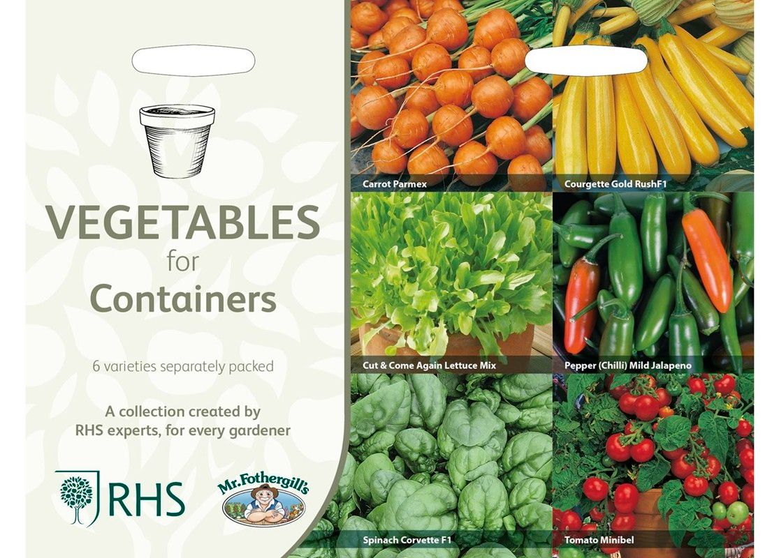 RHS Vegetables for Containers Collection RHS Vegetables for Containers Collection