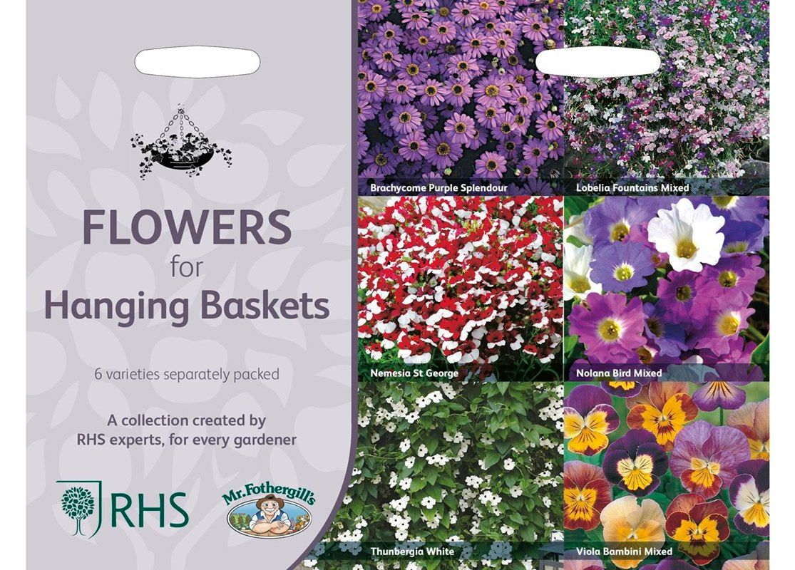 RHS Flowers for Hanging Baskets Collection