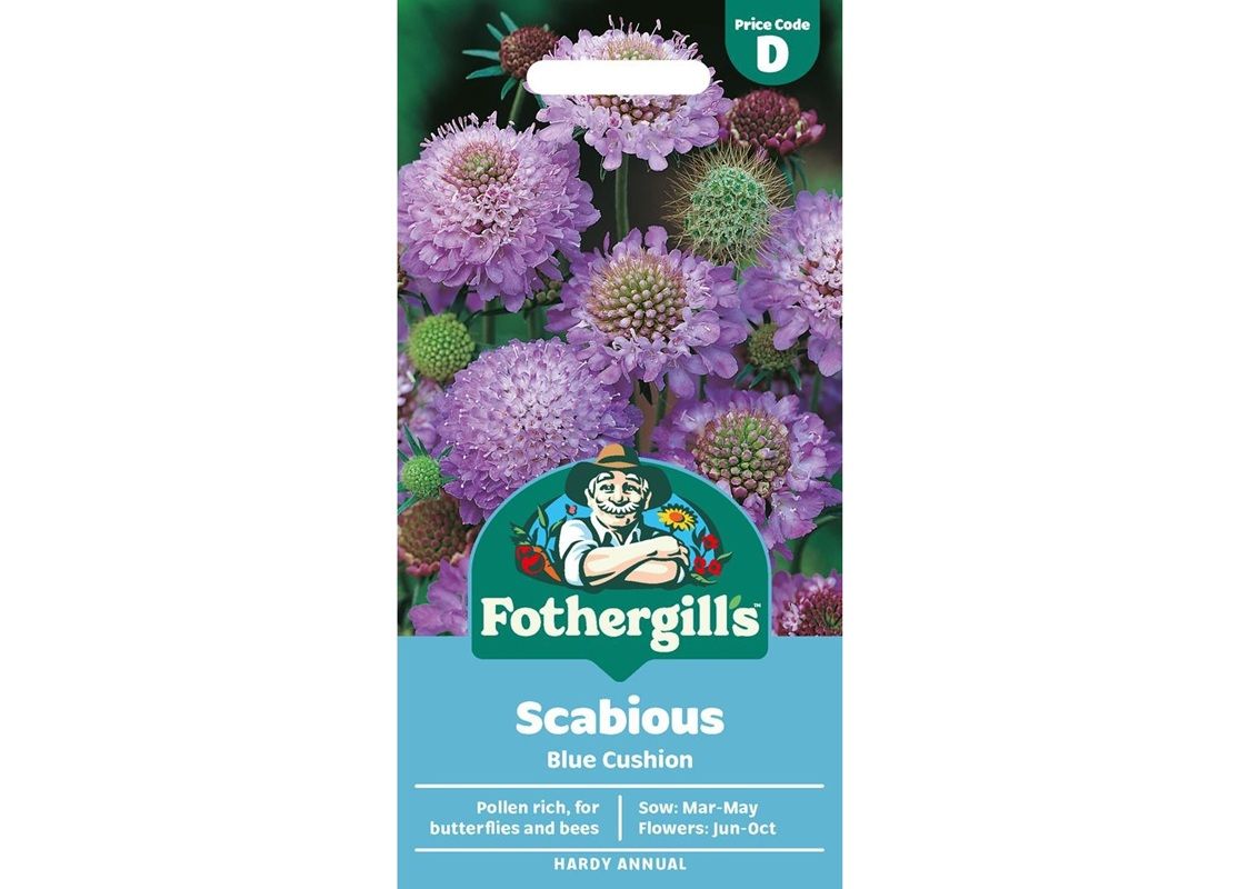 SCABIOUS Blue Cushion