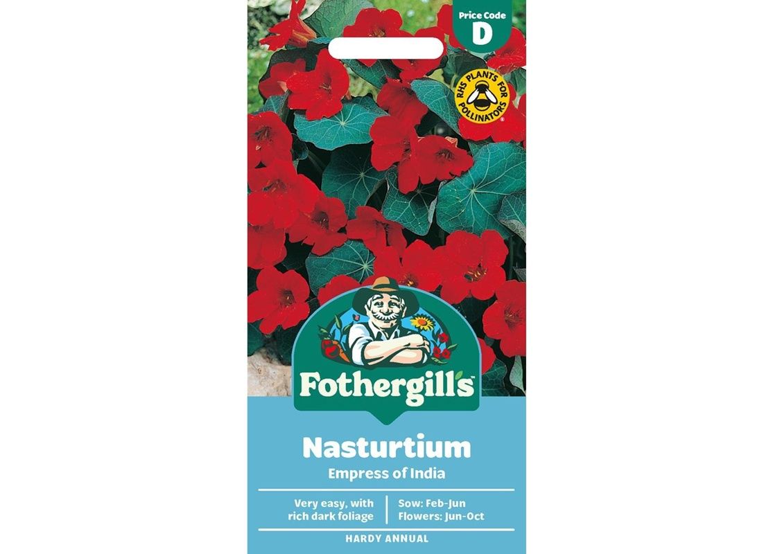 NASTURTIUM Empress of India NASTURTIUM Empress of India