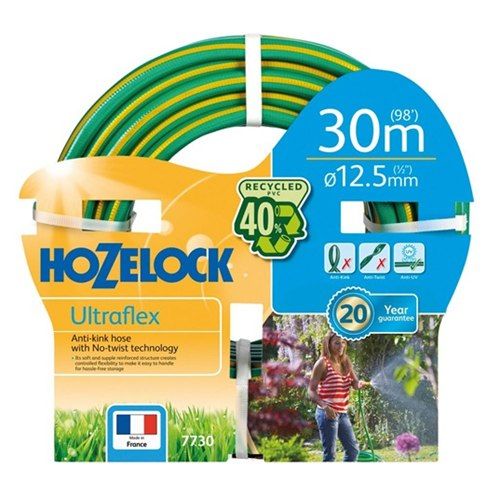 100-100-618 Hozelock 30m Ultraflex Garden Watering Hose