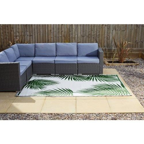 Alfresco Mats - Tropicana - Green - 150 x 210cm