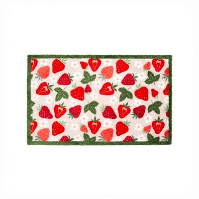 Strawberries Ritzy Rug 45x75cm