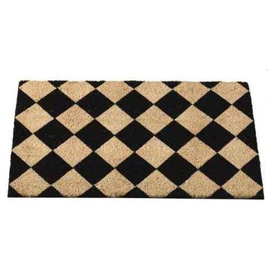 Black &amp; White Decoir Mat 45x75cm