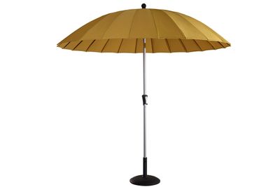 2.7m Shanghai Parasol - Silver/Ochre
