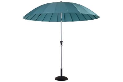 2.7m Shanghai Parasol - Silver/Jade