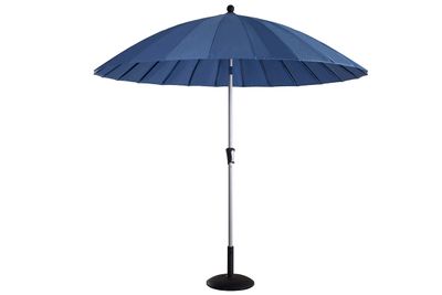 2.7m Shanghai Parasol -Silver/Navy