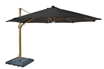 Seychelles 3.5m Round Cantilever with Bluetooth Speaker