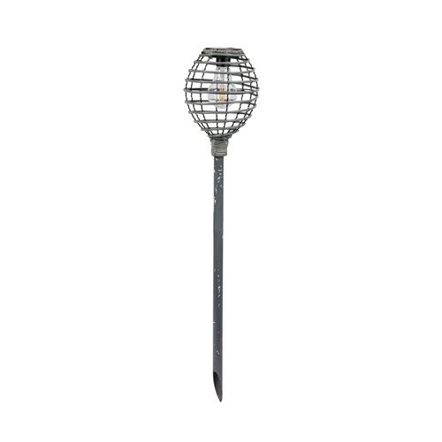 Lumina Faux Rattan Stake Light