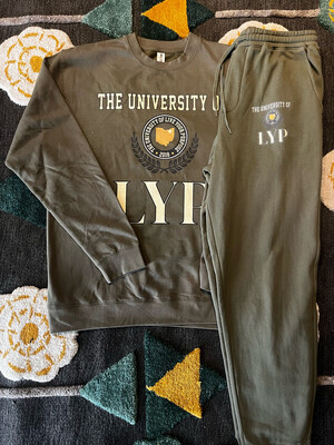 University Of LYP Sweatsuit (Army green)
