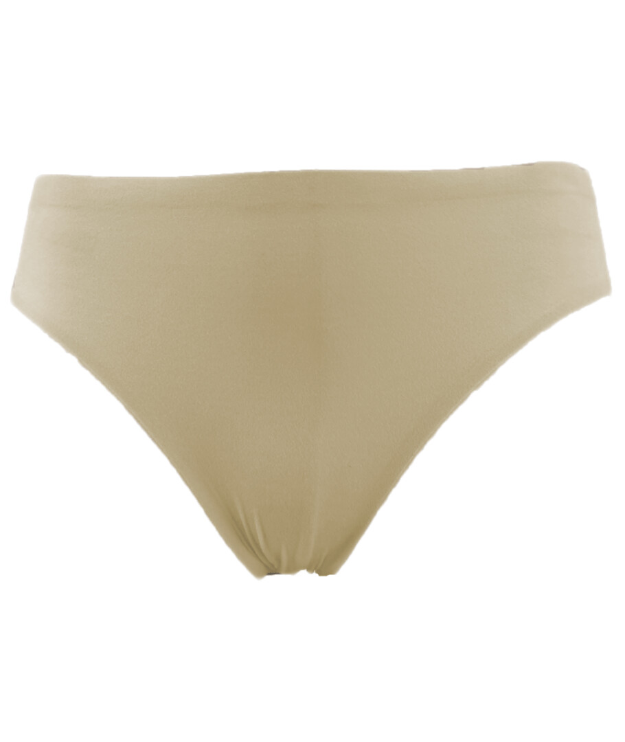 Girls Invisible High Cut Dance Briefs - Neutral