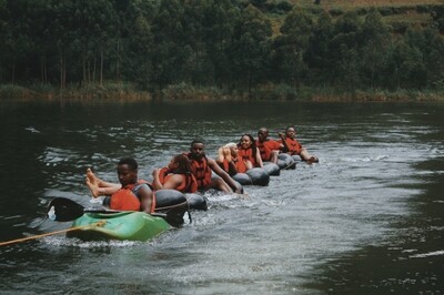 Tubing on Bunyonyi