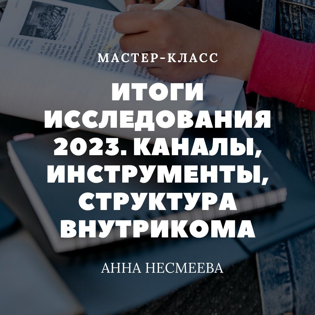 Итоги исследования 2023. Часть 1_Каналы, инструменты, структура внутрикома