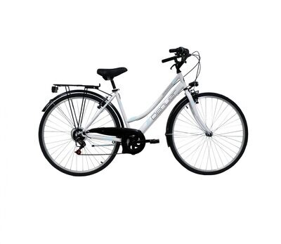 BICICLETTA DONNA TRK 28&#39;&#39; DA PASSEGGIO - DENVER Bianca