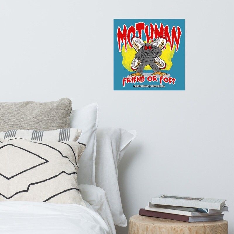 Mothman Poster Even