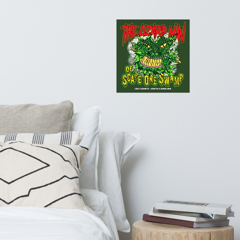 Lizard Man Poster Even