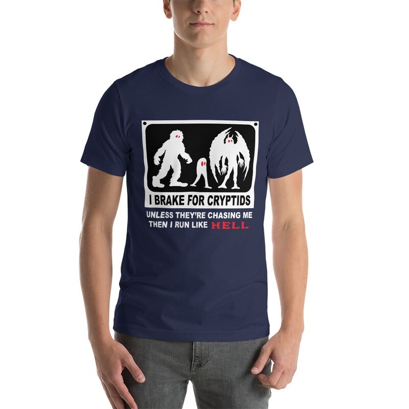 Brake For Cryptids Darks Tee
