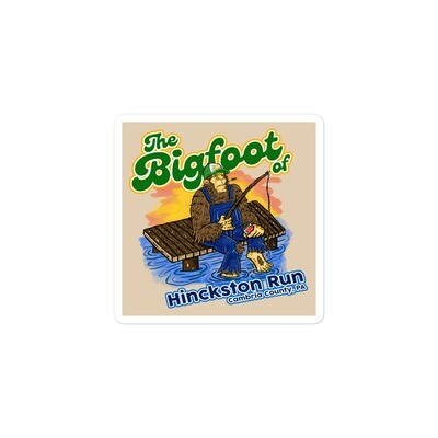 Bigfoot of Hinckston Run Square Sticker