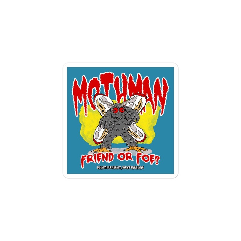 Mothman Square Sticker