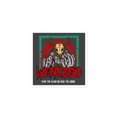 Wendigo Square Sticker
