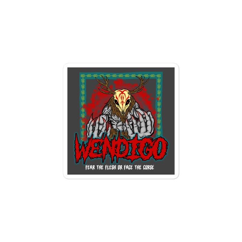 Wendigo Square Sticker