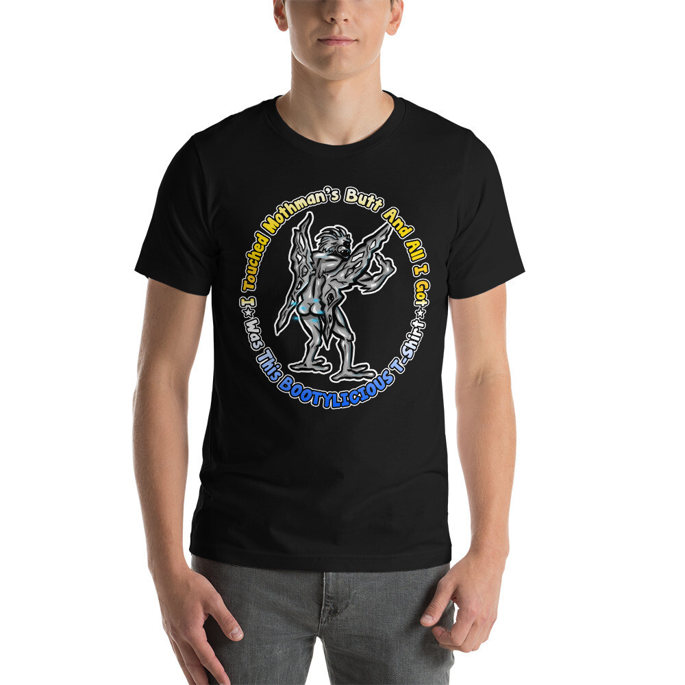 Mothman Booty Shirt, Color: Black, Size: XS