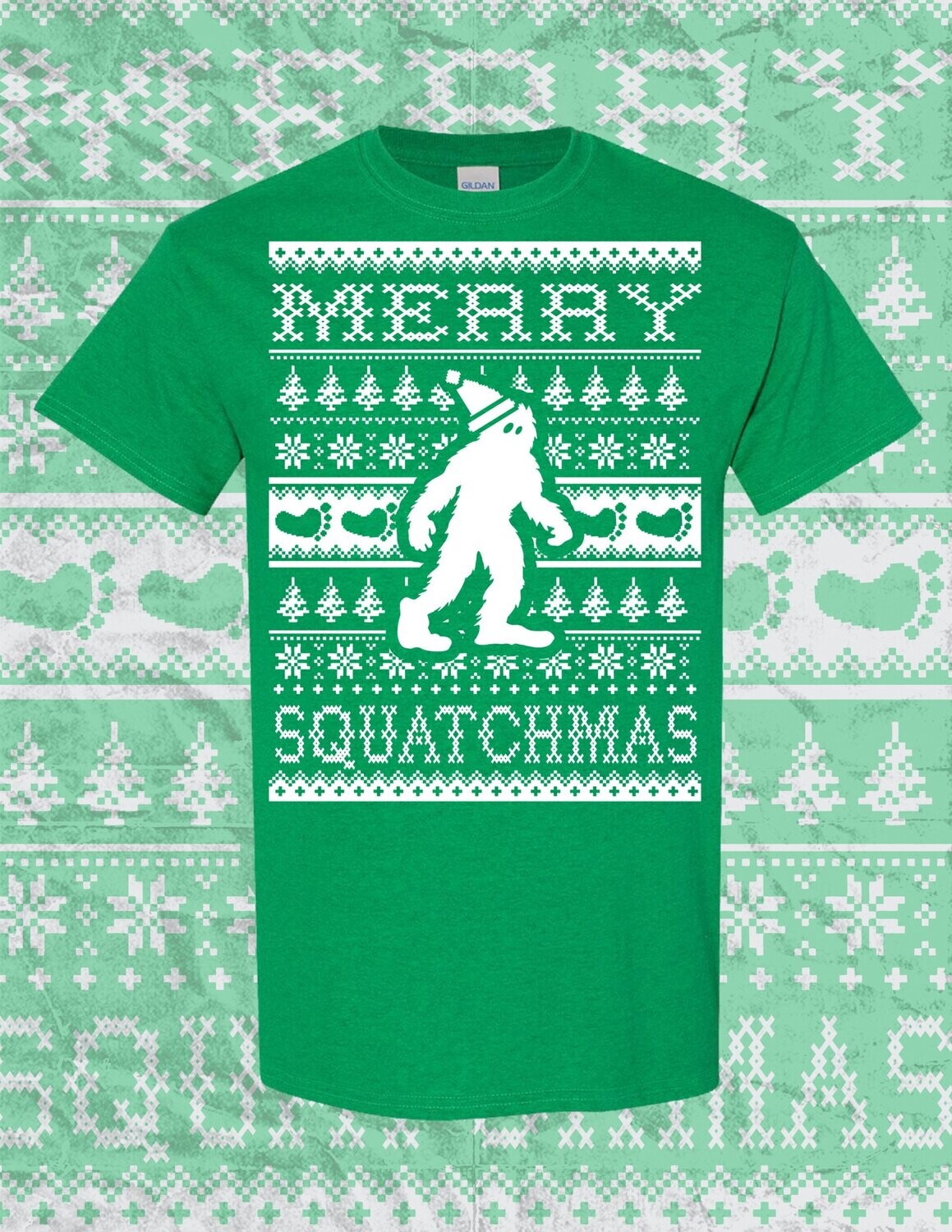 Merry Squatchmas Holiday Tee