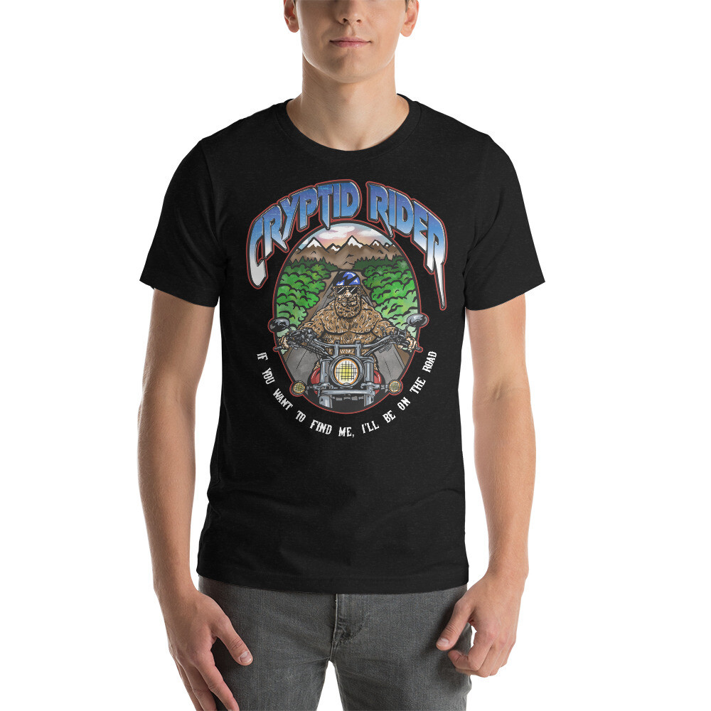 Cryptid Rider, Color: Black Heather, Size: XS