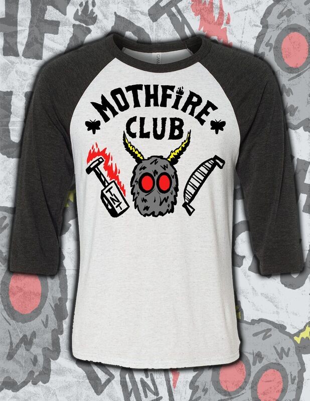 Mothfire Club (Baseball Tee)