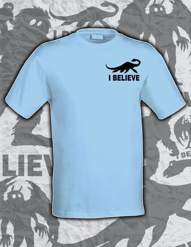 I Believe Nessie Left Chest (Light Shirts)