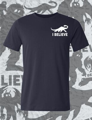 I Believe Nessie Left Chest (Dark Shirts)