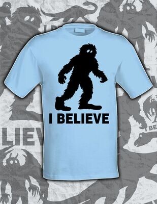 I Believe Bigfoot (Light Shirts)