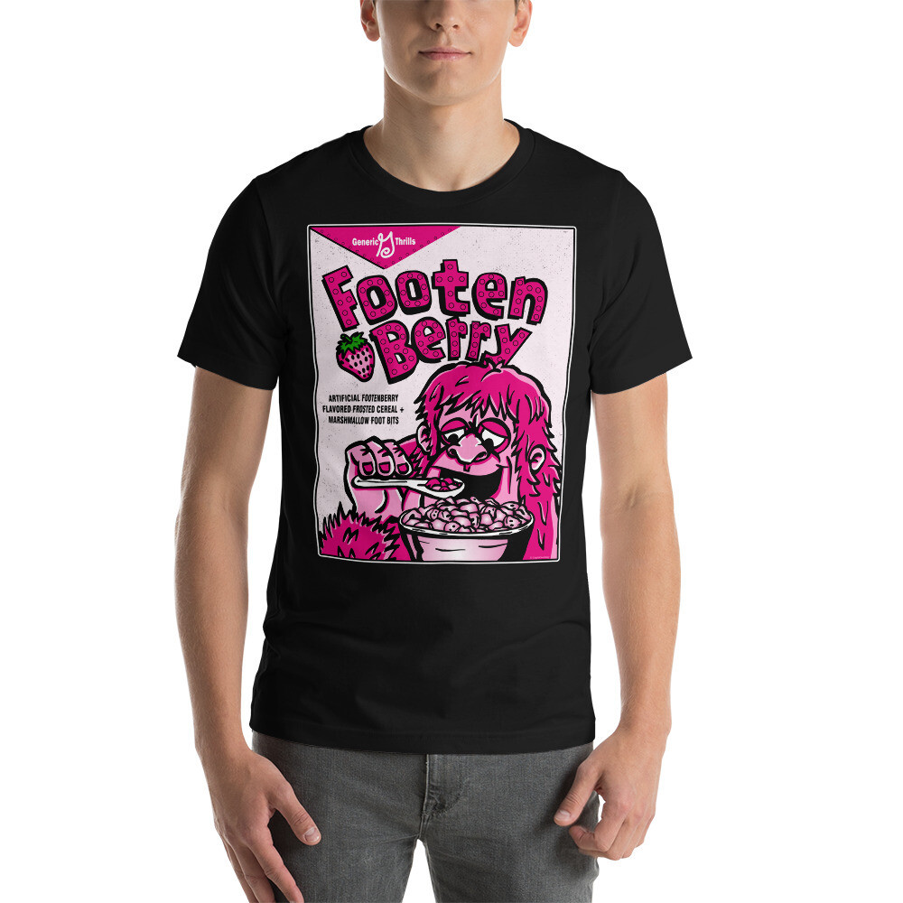 Cryptid Cereal Footen Berry (Bigfoot), Color: Black, Size: XS