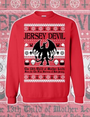 Jersey Devil Holiday Sweatshirt (Lights)