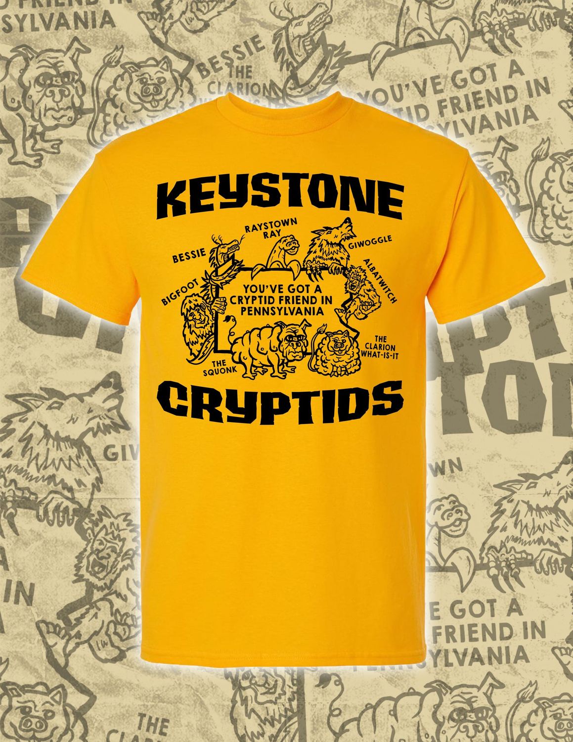 Keystone Cryptids (Light Shirts)
