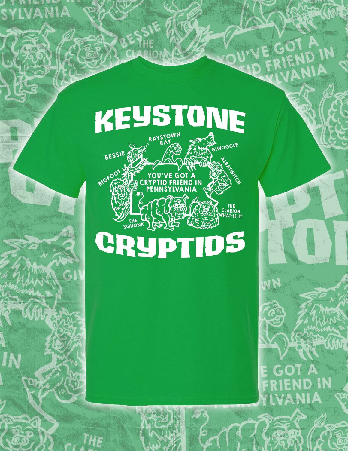 Keystone Cryptids (Dark Shirts)