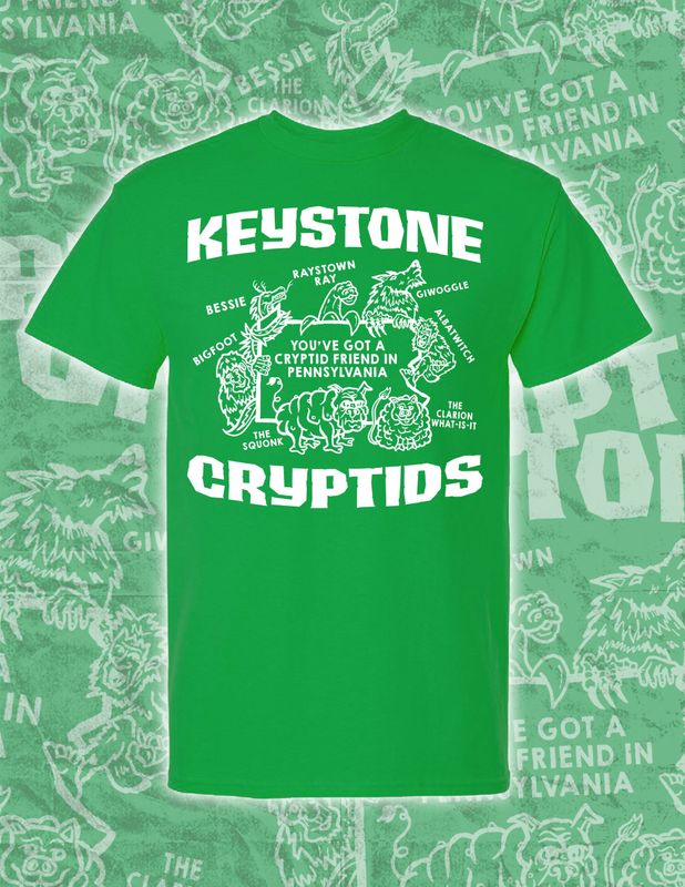 Keystone Cryptids (Dark Shirts)