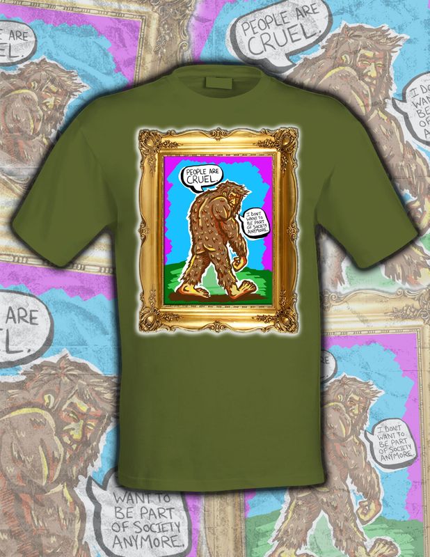 Sad Bigfoot Tee
