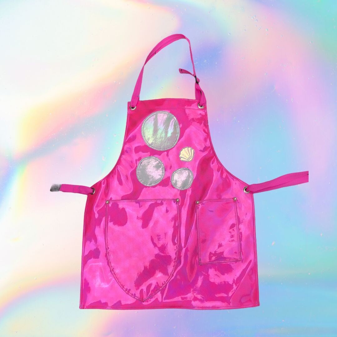 MERMAID - Fucsia glitter burbujas