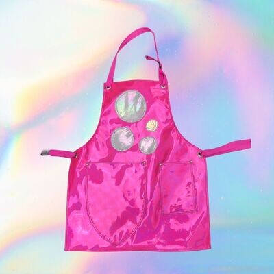 MERMAID - Fucsia glitter burbujas